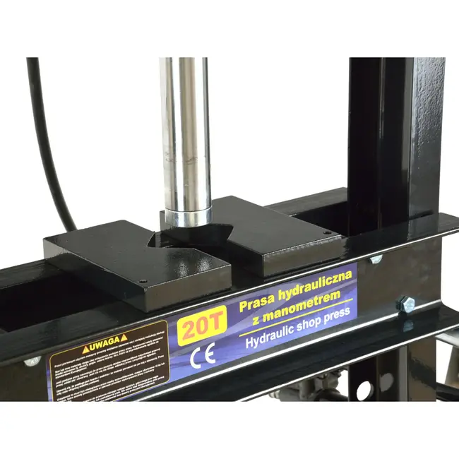 GEKO Hydraulische werkplaatspers - 20 ton - verstelbare werkhoogte - met drukmeter