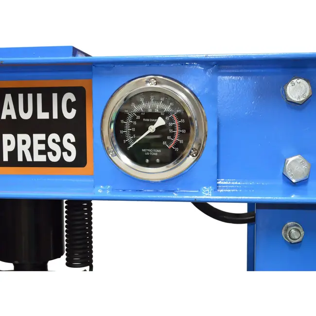 GEKO Hydraulische werkplaatspers - 50 ton - verstelbare werkhoogte - met manometer