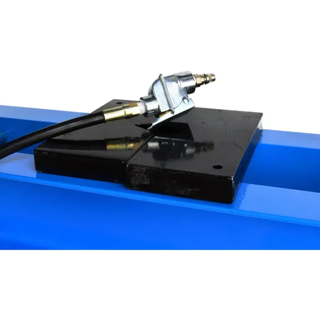 GEKO 20 ton hydraulische pers - lucht- en handbediening - verstelbare werkhoogte - robuust staal - met drukmeter