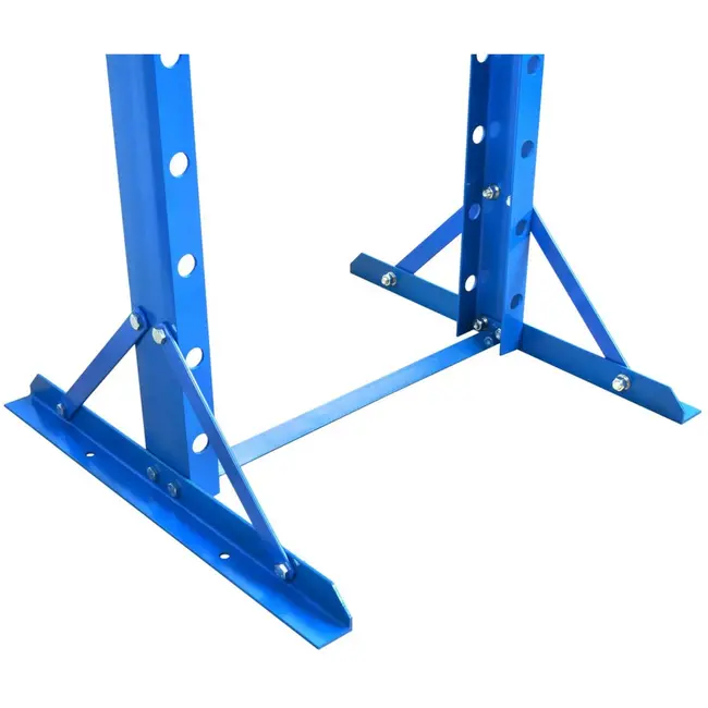 GEKO 20 ton hydraulische pers - lucht- en handbediening - verstelbare werkhoogte - robuust staal - met drukmeter