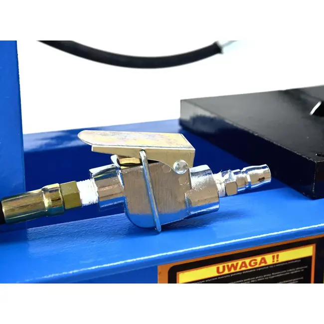 GEKO 30 ton hydraulische pers - lucht- en handbediening - verstelbare werkhoogte - met drukmeter