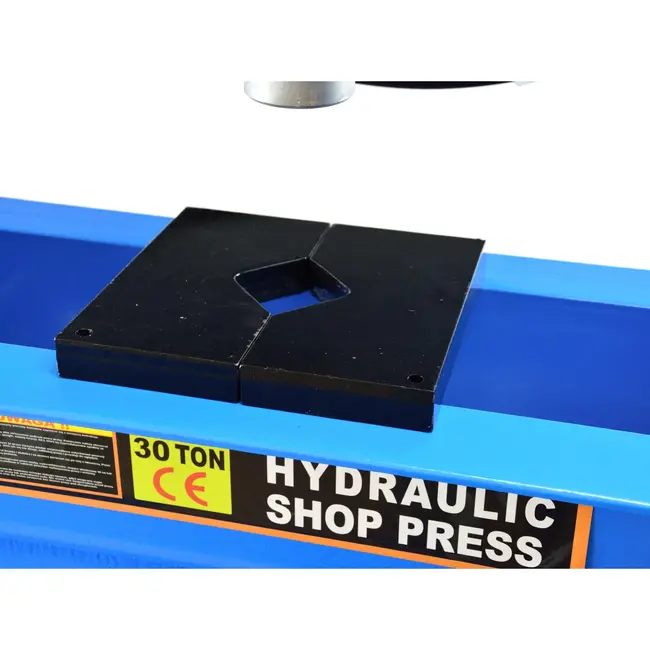 GEKO 30 ton hydraulische pers - lucht- en handbediening - verstelbare werkhoogte - met drukmeter