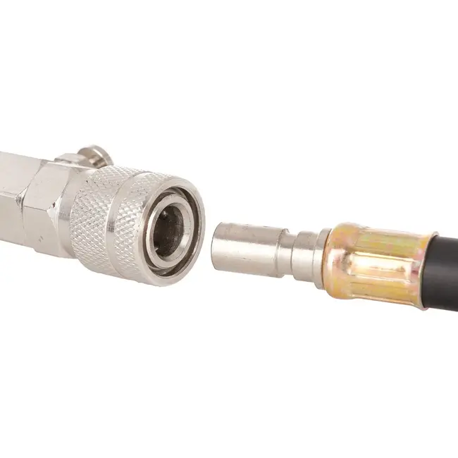 GEKO Drukmeter voor olie-verbrandingssprays - Analoge meter - Max. 20 bar - Flexibele slang 30 cm - Vervangbare meetpunten