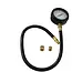 GEKO Drukmeter voor motorolie - Metalen manometer - Flexibele slang - Inclusief 3 adapters - 75mm