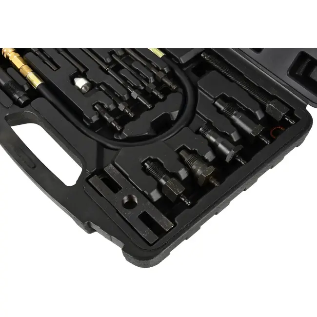 GEKO Drukmeter dieselmotor - veelzijdige adapters - max. 70 bar - robuust ontwerp