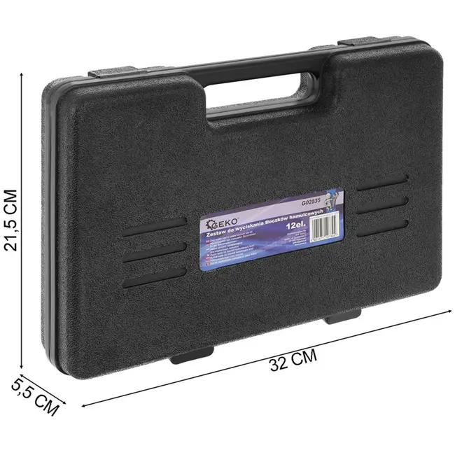 GEKO Universele remklauw terugstelset - 12-delig - veelzijdig gebruik