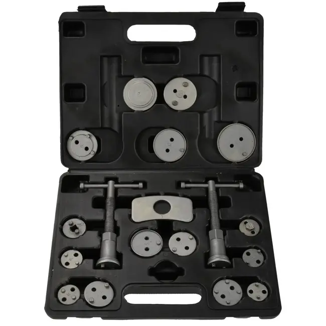 GEKO Remklauw Terugstelset - 18-delige Universele Kit - Geschikt voor Meeste Auto's