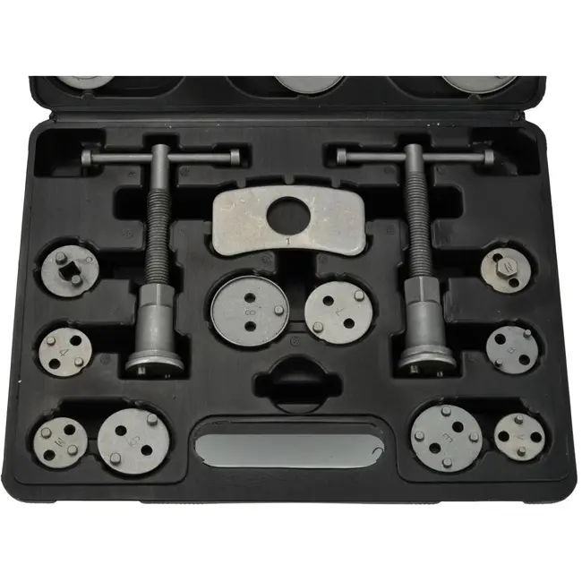 GEKO Remklauw Terugstelset - 18-delige Universele Kit - Geschikt voor Meeste Auto's