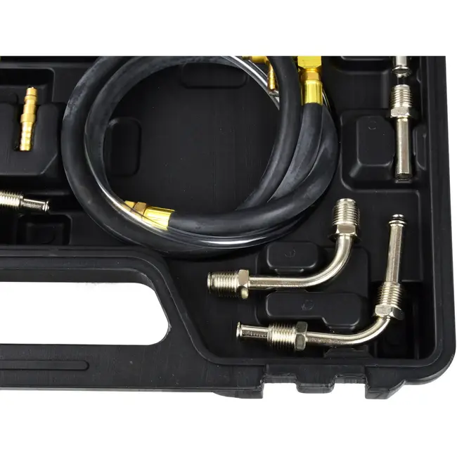 GEKO Multifunctionele brandstofdrukmeter - Dubbele schaal - Veilig meten - Geschikt voor diverse automerken