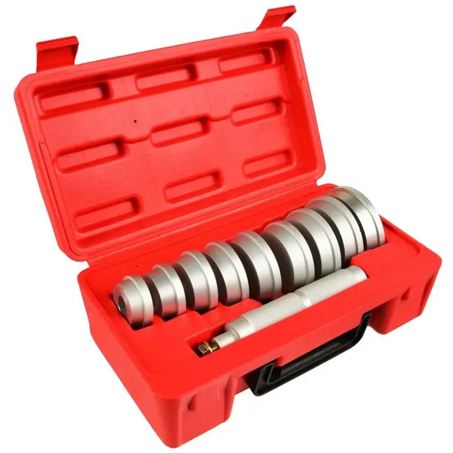 GEKO Lager- en keerringset - 10-delig - Inclusief handvat en koffer