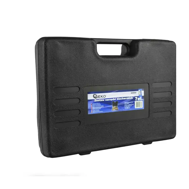 GEKO Autoreparatieset - 7-delig - Staal - Rubberen handgrepen - Inclusief opbergkoffer