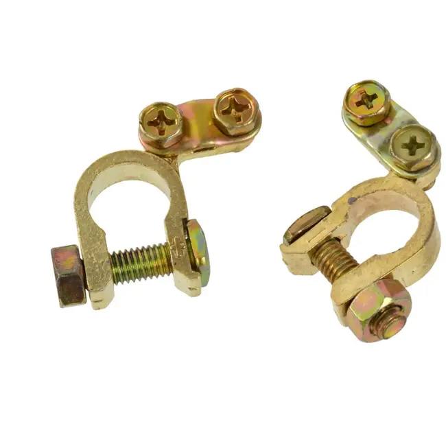 GEKO Accuklemmen - Set van 2 - Geschikt voor 6V/12V - Uitstekende geleiding