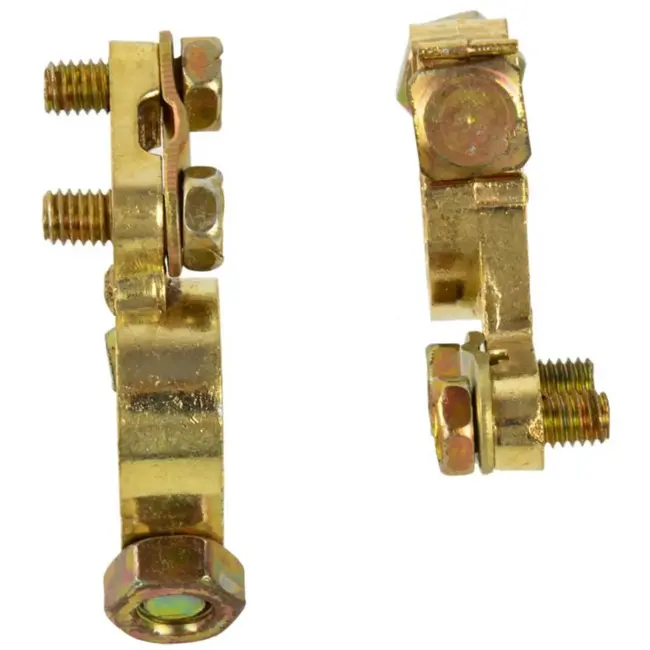 GEKO Accuklemmen - Set van 2 - Geschikt voor 6V/12V - Uitstekende geleiding