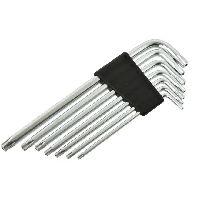 GEKO 7-delige lange torxsleutelset - extra bereik en koppel - T10 tot T40