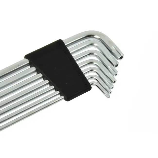 GEKO 7-delige lange torxsleutelset - extra bereik en koppel - T10 tot T40