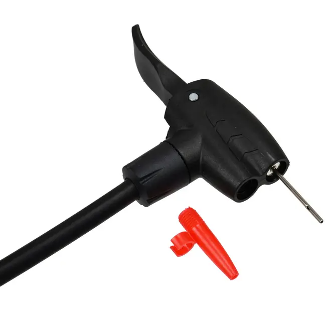 GEKO Dubbele voetpomp - hoge capaciteit - 0-7 bar - staal - 650 mm slang