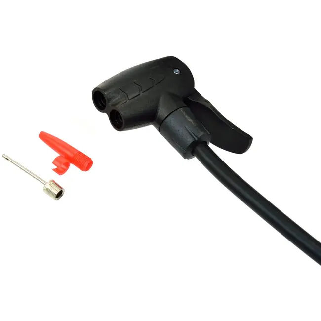 GEKO Enkelvoudige voetpomp - 7 bar druk - Stalen constructie - Anti-slip pedaal - 60 cm slang