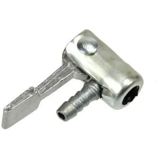 GEKO Duurzame metalen ventielconnector met duimvergrendeling