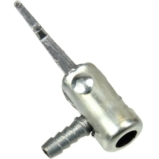 GEKO Duurzame metalen ventielconnector met duimvergrendeling