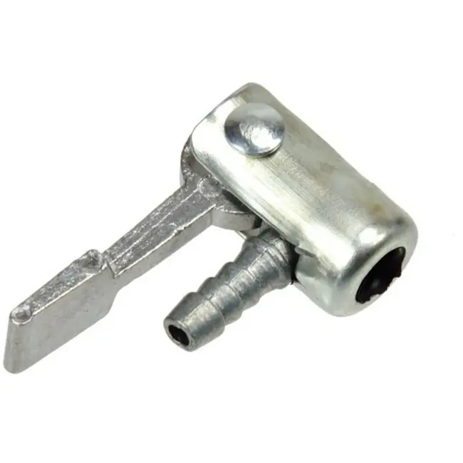 GEKO Duurzame metalen ventielconnector met duimvergrendeling