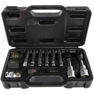 GEKO Alternator bitset - 13-delig - Hex en stervormig - Voor auto-onderhoud
