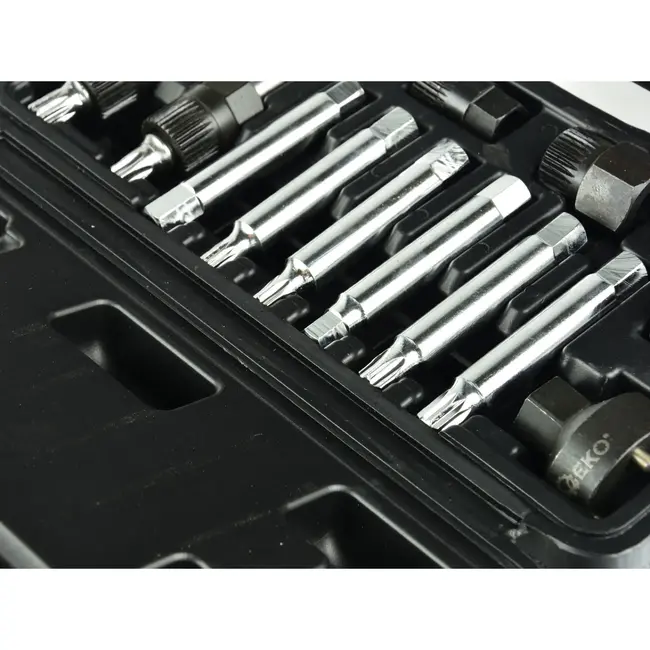 GEKO Alternator bitset - 13-delig - Hex en stervormig - Voor auto-onderhoud