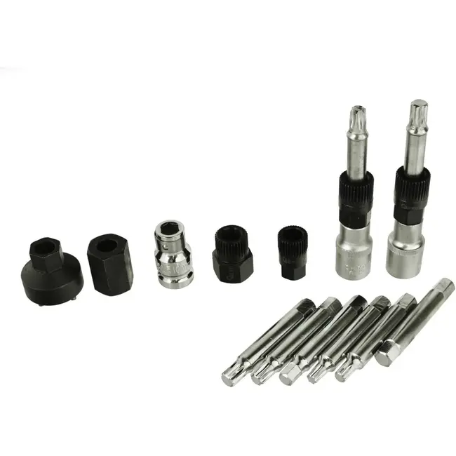 GEKO Alternator bitset - 13-delig - Hex en stervormig - Voor auto-onderhoud