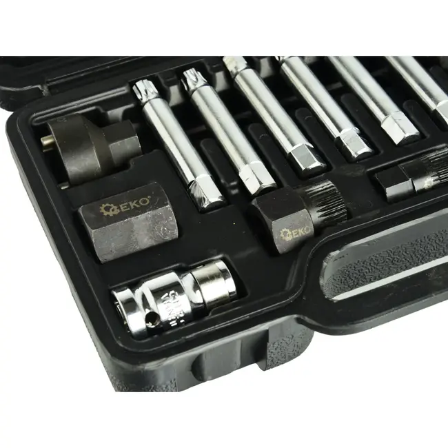 GEKO Alternator bitset - 13-delig - Hex en stervormig - Voor auto-onderhoud