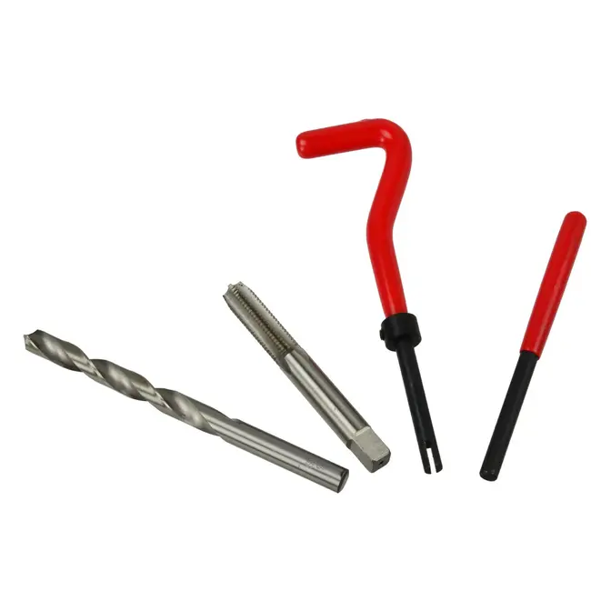 GEKO Draadreparatieset - 131-delig - HSS staal - M5-M12 - Inclusief metalen koffer