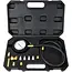 GEKO Automatische drukmeter set - 0-500 PSI - 12 adapters - 60 cm slang