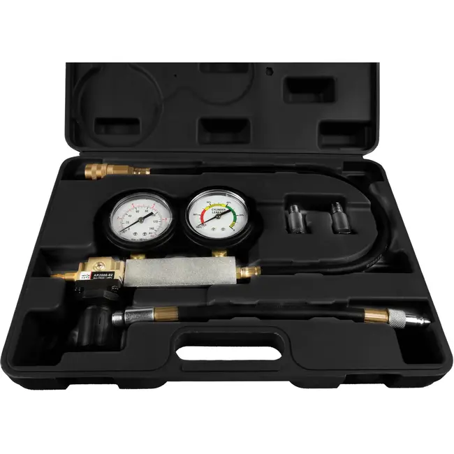 GEKO Cilinderdrukverlies Tester - Geschikt voor Benzinemotoren - Inclusief Adapterset