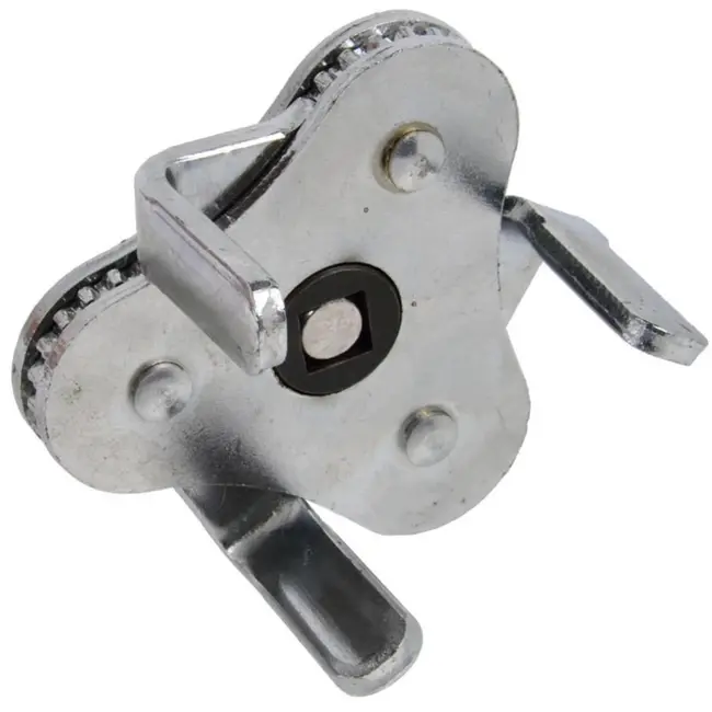 GEKO Oliefiltersleutel - Verstelbaar - Driepootontwerp - 62-120 mm - Inclusief adapters