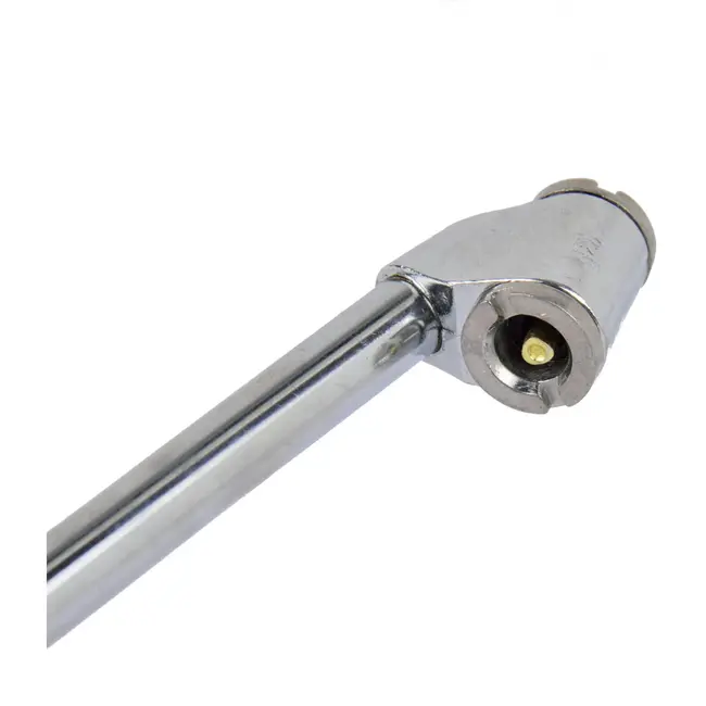 GEKO Dual head bandenmanometer - lange steel - 200 cm - PSI en BAR meting