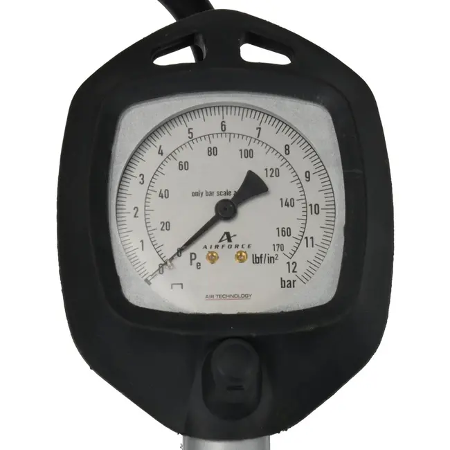 GEKO Professionele bandenspanner - schokbestendige manometer - 12 bar - 180 cm slang