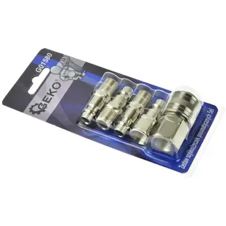 GEKO 5-delige Europese koppelingenset - Hoge druk - Breukdruk 140 bar - Temperatuurbereik -20°C tot +100°C
