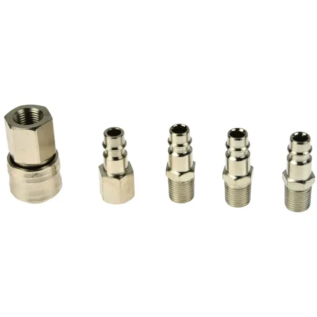 GEKO 5-delige Europese koppelingenset - Hoge druk - Breukdruk 140 bar - Temperatuurbereik -20°C tot +100°C