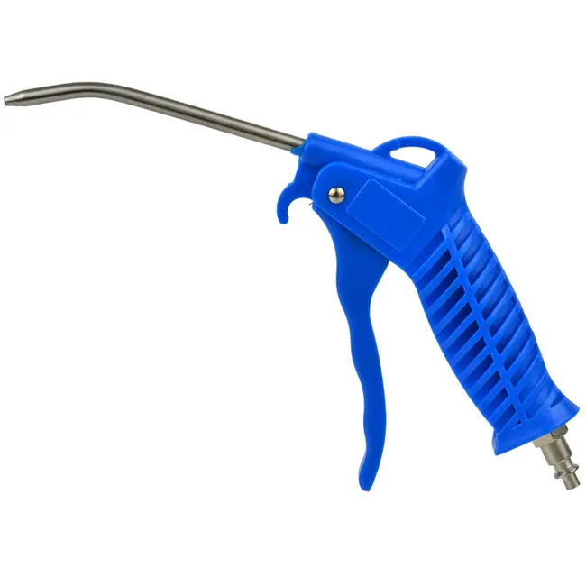 GEKO Luchtdrukpistoolset - 120 mm stalen mondstuk - 5 m slang - Snelkoppelingen