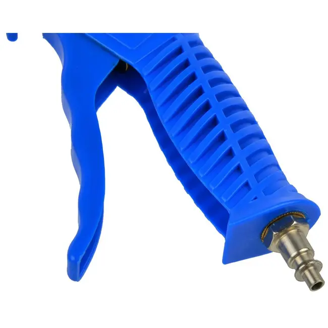 GEKO Luchtdrukpistoolset - 120 mm stalen mondstuk - 5 m slang - Snelkoppelingen