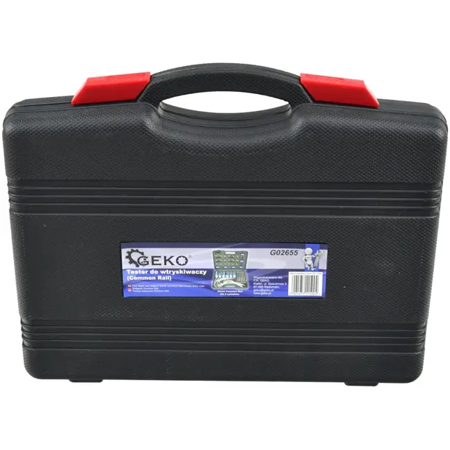 GEKO Flowmeter en adapterset - Common Rail diesel - Zwart - Inclusief 24 adapters