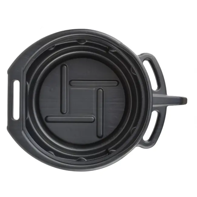 GEKO Open opvangbak - 16L - Anti-spat rand - Drie handgrepen - Olie- en benzinebestendig HDPE