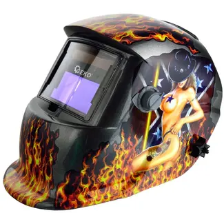 GEKO Lassershelm - Auto-dimming - UV/IR-bescherming - Verstelbare tint - Zichtveld 92,5x42,5 mm