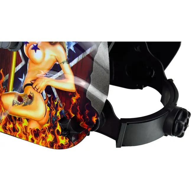 GEKO Lassershelm - Auto-dimming - UV/IR-bescherming - Verstelbare tint - Zichtveld 92,5x42,5 mm