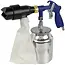 GEKO Recirculerende zandstraalpistool - Herbruikbare zak - 1000 ml tank - Inclusief 1 kg zand