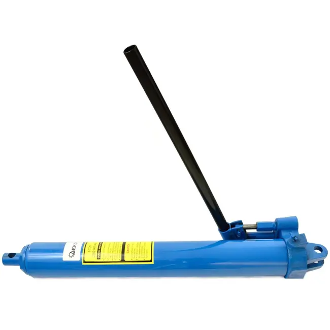 GEKO Hydraulische krik - 8 ton - dubbele pomp - slaglengte 490 mm - staal