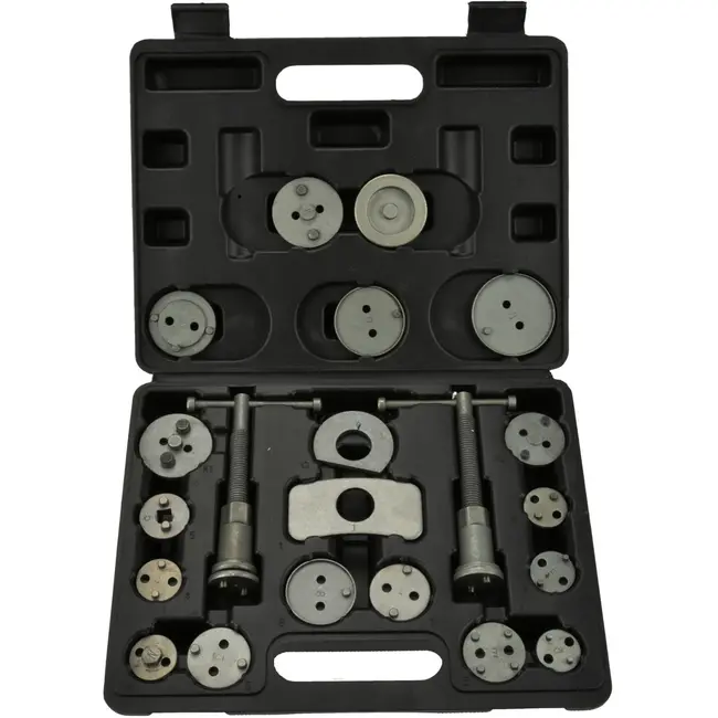 GEKO Remklauw terugstelset - 21-delig - Geschikt voor Europese en Aziatische auto's