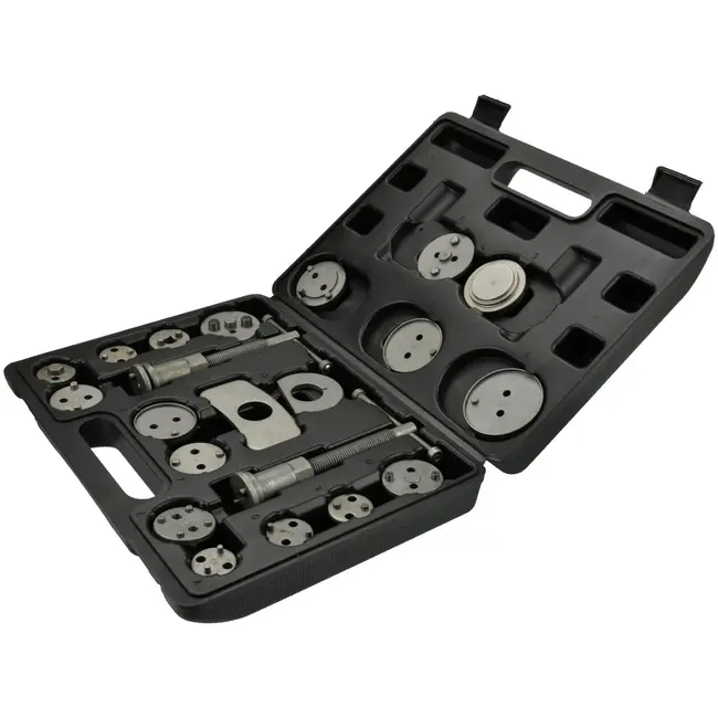 GEKO Remklauw terugstelset - 21-delig - Geschikt voor Europese en Aziatische auto's