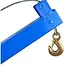 GEKO Hydraulische pick-up kraan - 360° draaibaar - 4 hefposities - Max. 450 kg - Met lier