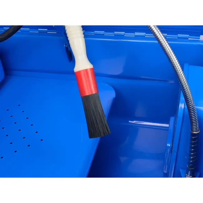 GEKO Onderdelenreiniger - 80L - Flexibele borstel - Metalen sproeikop - 230V pomp