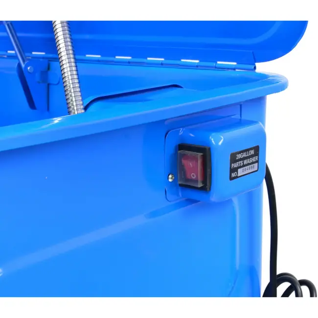 GEKO Onderdelenreiniger - 80L - Flexibele borstel - Metalen sproeikop - 230V pomp