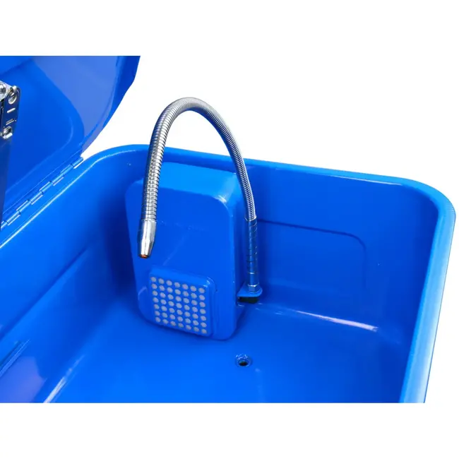 GEKO Onderdelenreiniger - 80L - Flexibele borstel - Metalen sproeikop - 230V pomp